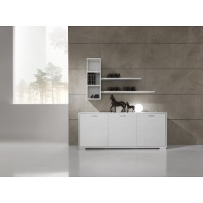 CREDENZA 3 ANTE BIANCO FRASSINO  JAZZ ART. J71