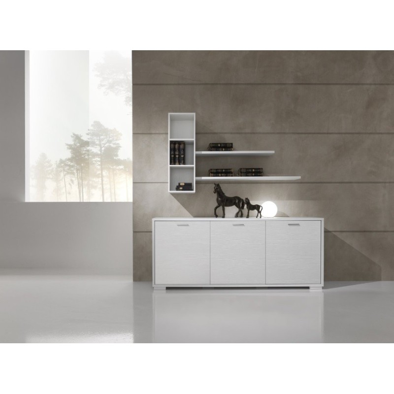 CREDENZA 3 ANTE BIANCO FRASSINO  JAZZ ART. J71