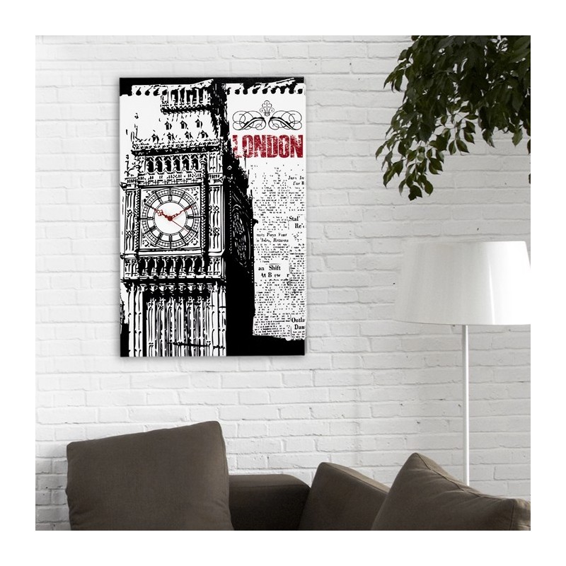 QUADRO BIG BEN CON OROLOGIO 