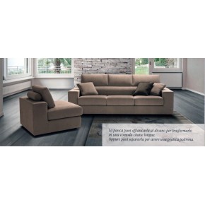 divano 3 posti con chaise longue art.  giove