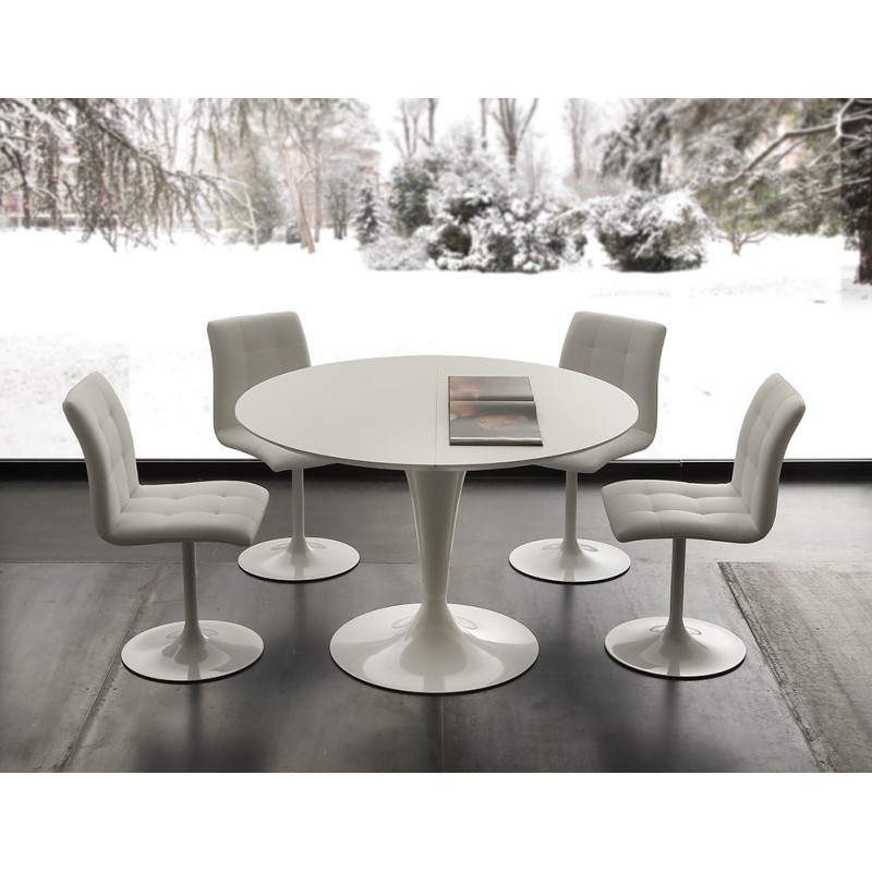 Tavolo tondo allungabile mod. Island