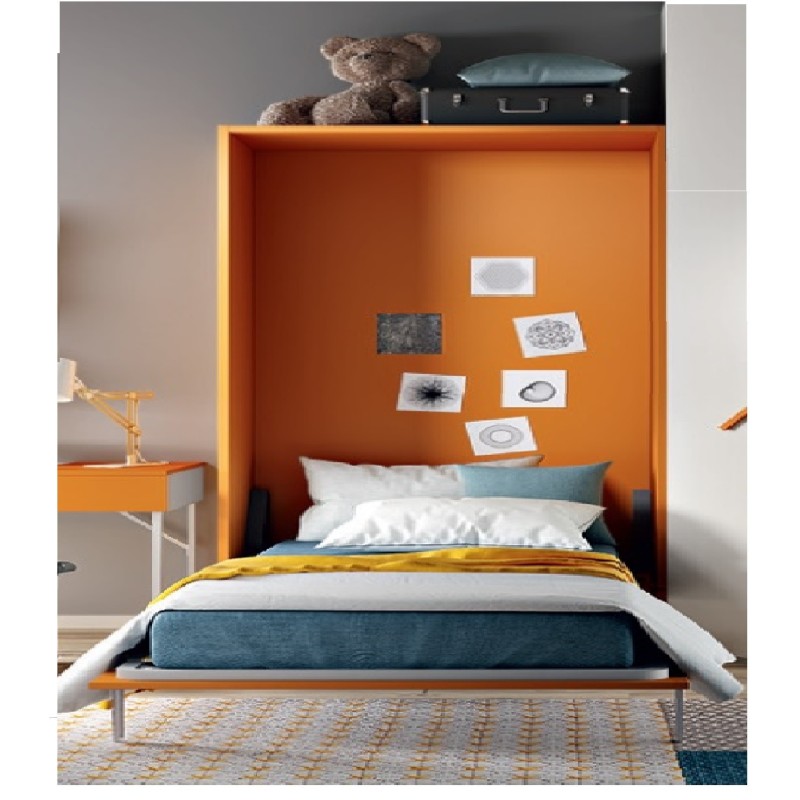 Letto a scomparsa singolo verticale art.gfs