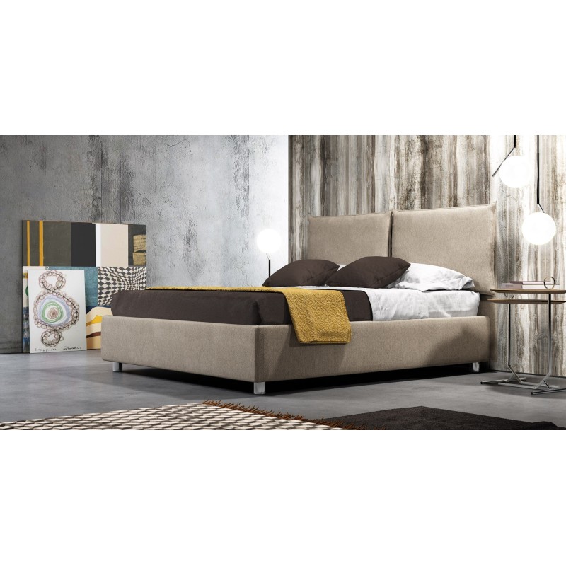 Letto imbottito contenitore mod. Cloud