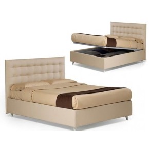 Letto imbottito contenitore mod. Fiore