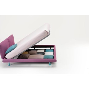 Letto imbottito contenitore mod. Noah