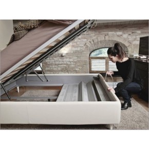 Letto imbottito contenitore mod. Lyle Romantic