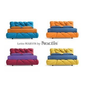 Letto imbottito contenitore mod.Marvin