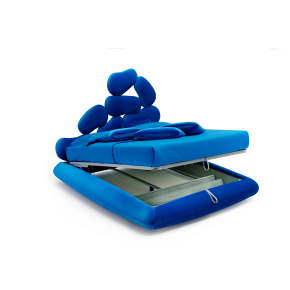 Letto imbottito contenitore mod. Stones