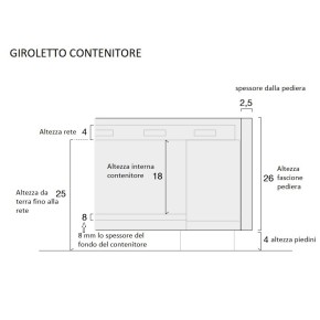 Letto matrimoniale mod. tab