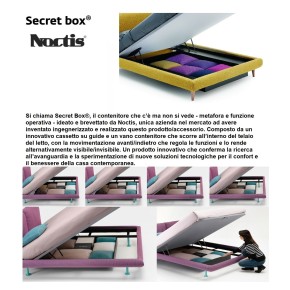Letto imbottito contenitore mod. Bob