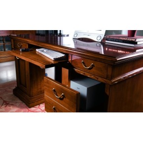 SCRIVANIA PORTA PC IN LEGNO ART. IM405