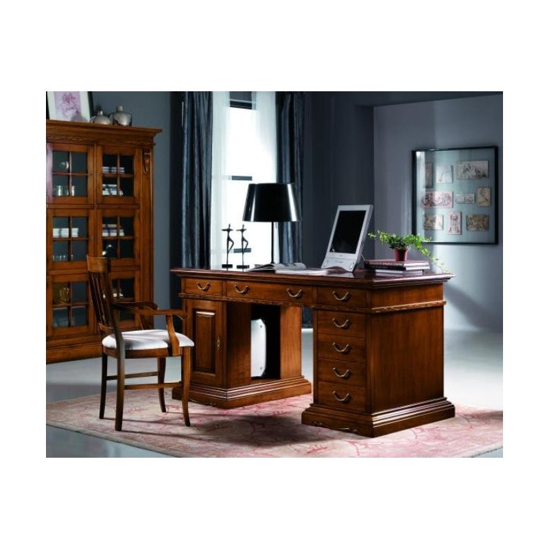 SCRIVANIA PORTA PC IN LEGNO ART. IM405