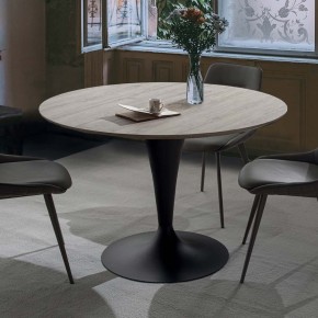 Tavolo tondo allungabile mod. Island rovere