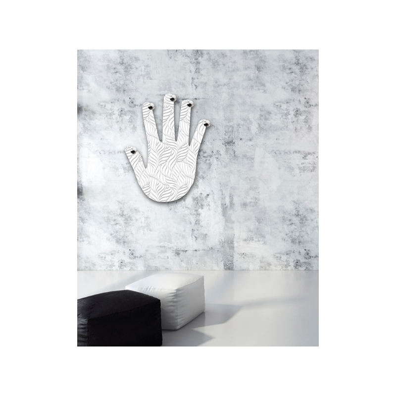 APPENDIABITI MANO PETAL WHITE&WHITE