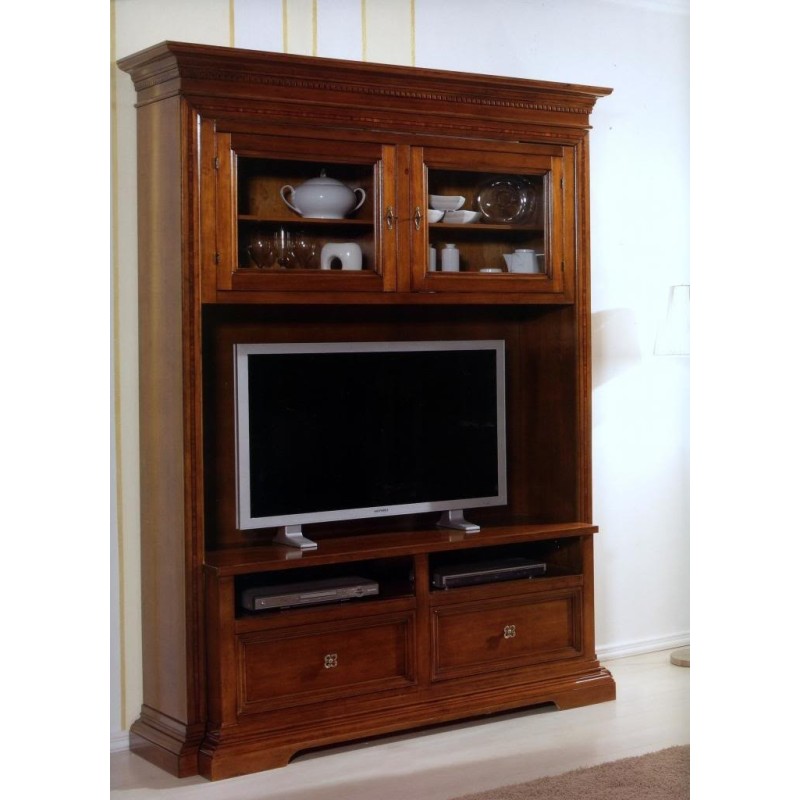 PARETE PORTA TV IN LEGNO ART. 862IM