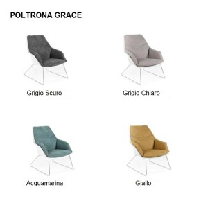 Poltrona Grace Tessuto