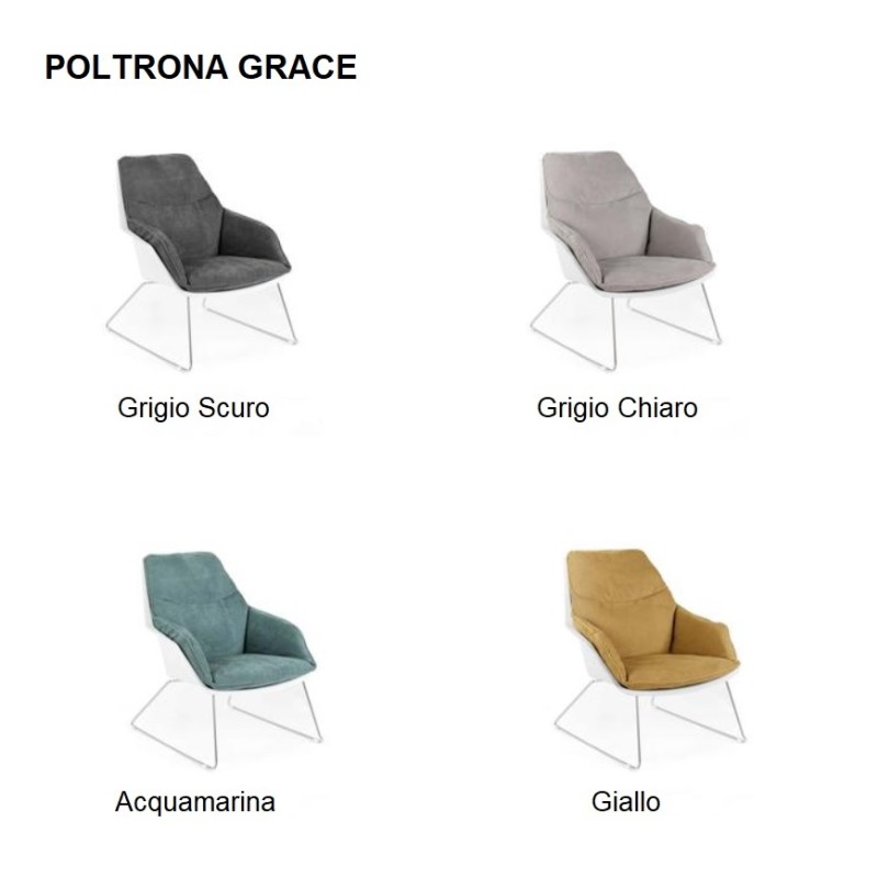 Poltrona Grace Tessuto