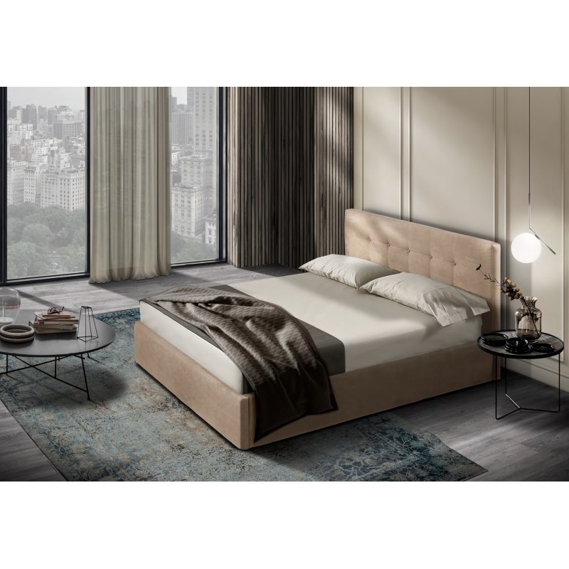 Letto imbottito contenitore art. Luna italnotte