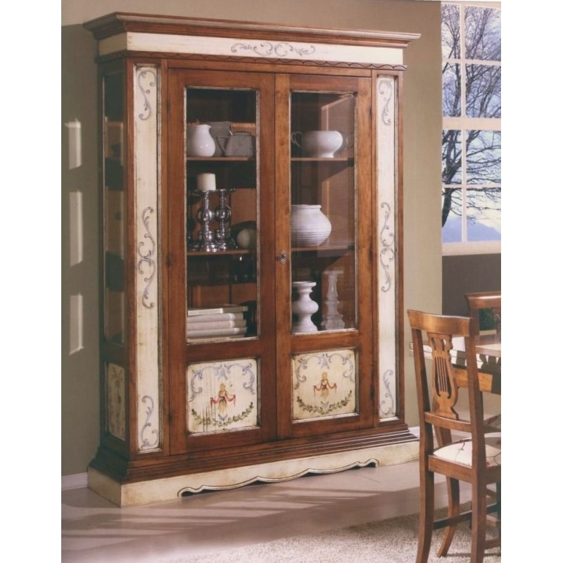 VETRINA NOCE BASSANO CON DIPINTI ART. 892IM