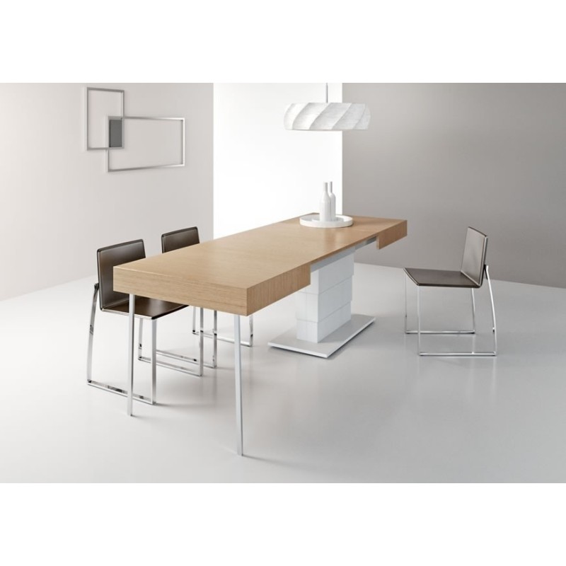 TAVOLINO TRASFORMABILE IN TAVOLO L. 320 CM ART. AT010