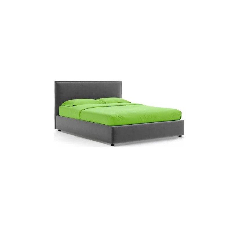 Letto da 120 imbottito contenitore mod. Gin
