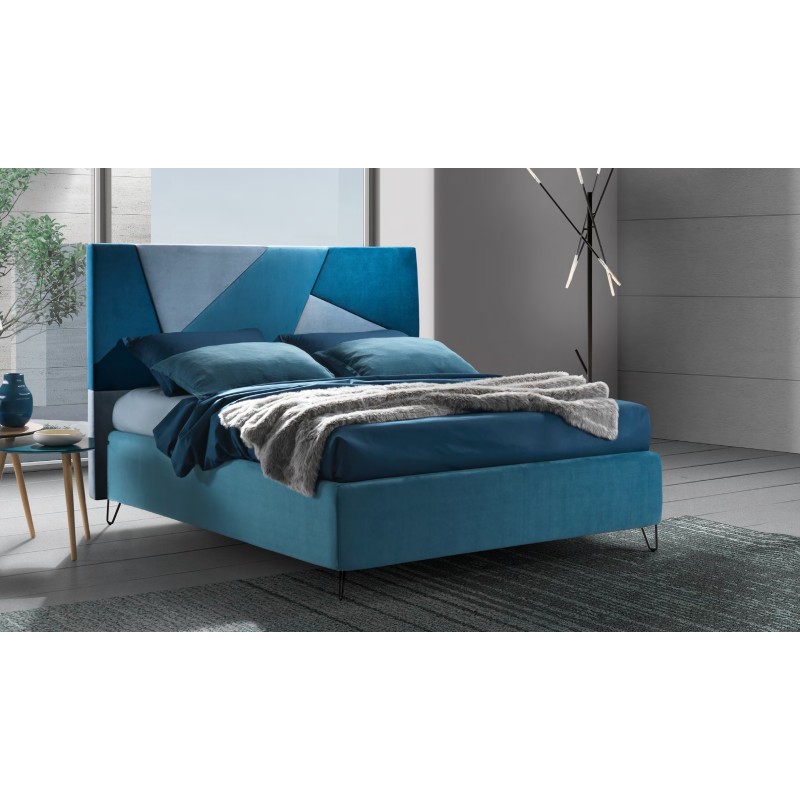 Letto imbottito contenitore mod. tetris