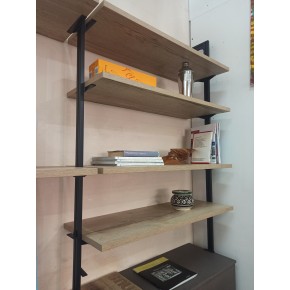Libreria con montanti in ferro art. QSM604