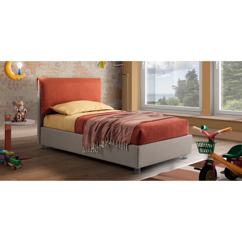 Letto da 120 cm contenitore art. gorgona