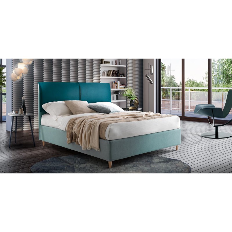Letto imbottito contenitore Murano