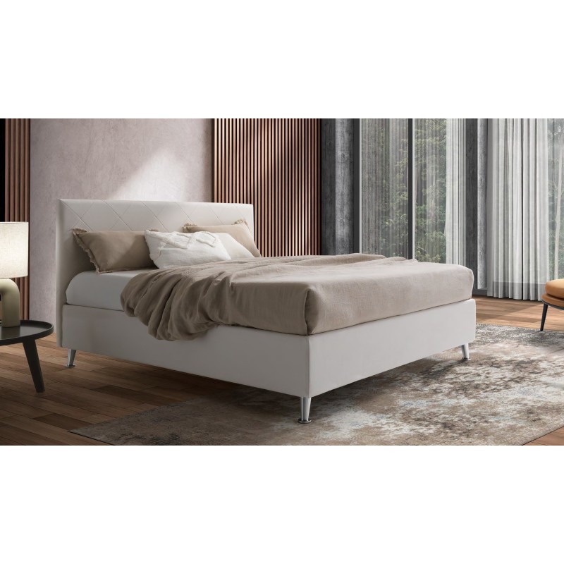Letto imbottito contenitore Panarea