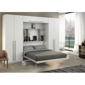 Letto a scomparsa con armadio art. gf872-2