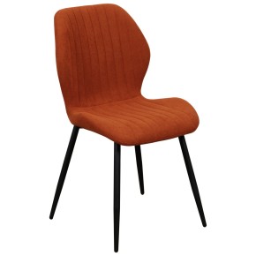 Sedia Jole in Tessuto con Struttura in Metallo
