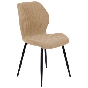 Sedia Jole in Tessuto con Struttura in Metallo