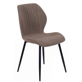 Sedia Jole in Tessuto con Struttura in Metallo