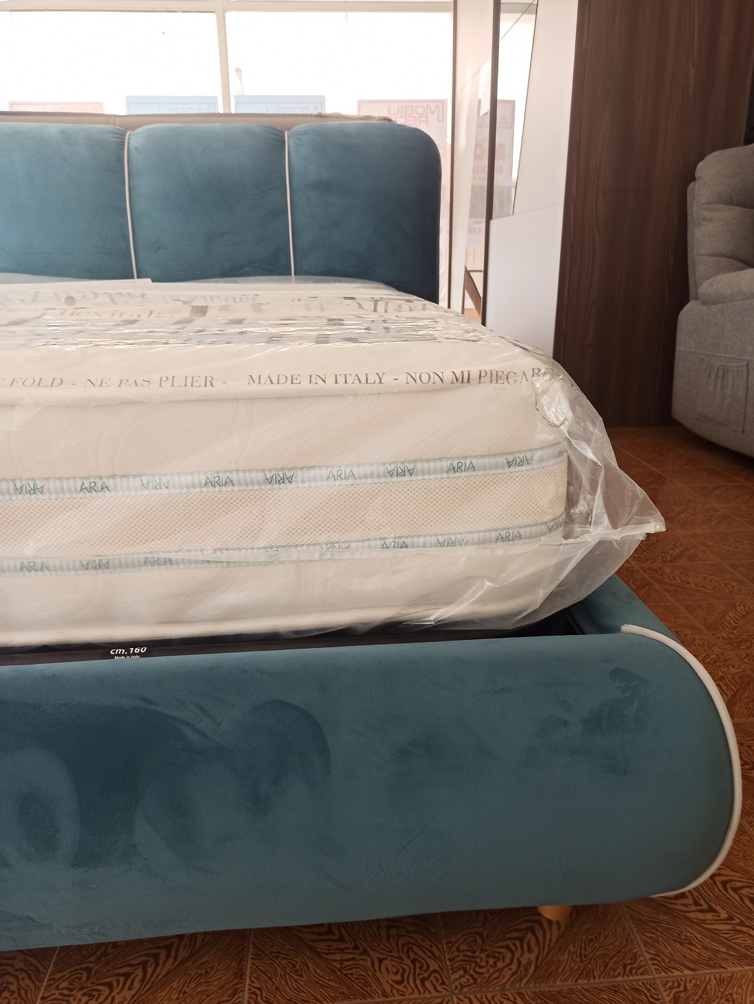letto imbottito cordelia