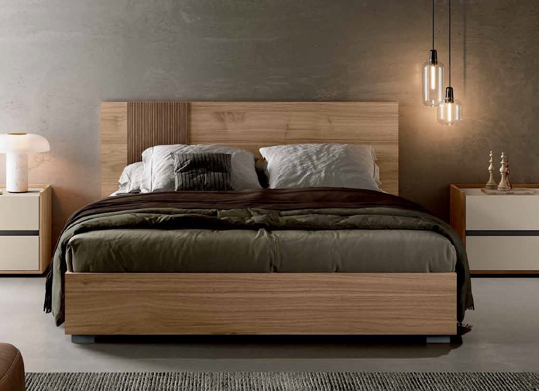 letto orizzon in legno cannettato