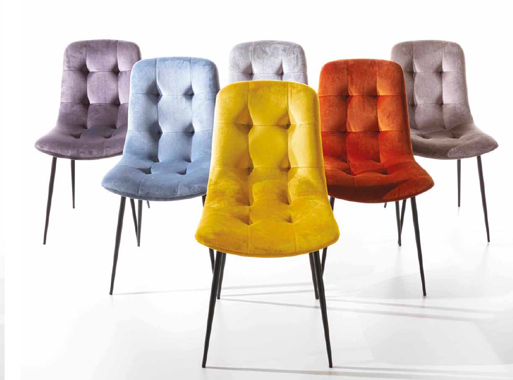 sedie mod zara in velluto colorate la seggiola