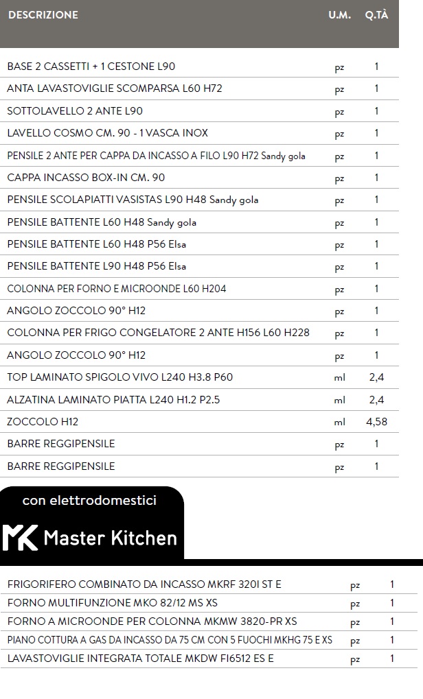 cucina elsa net cucine