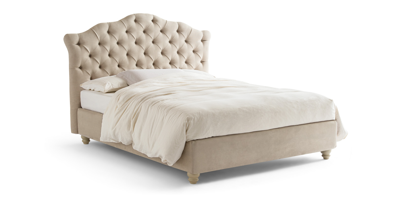 letto imbottito contenitore tetata capitonnè stile classico nefi italia