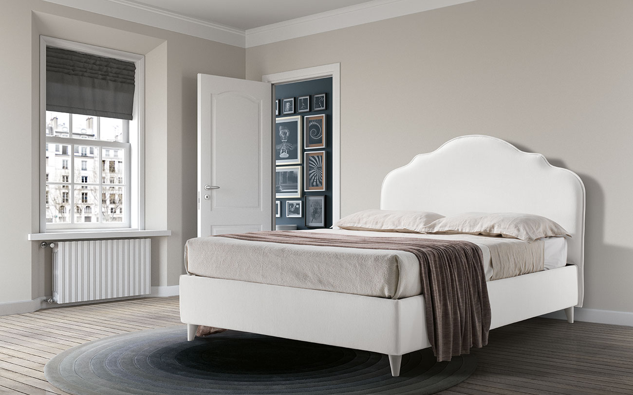 letto barcellona stile classico con contenitore