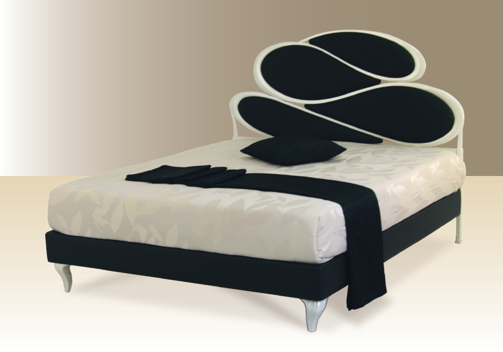letto calipso testata in ferro con imbottitura pama letti