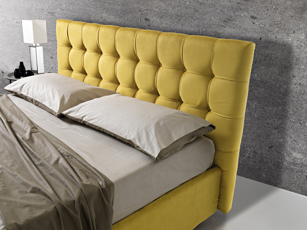 letto eden imbottito capitonnè contenitore artiana letti