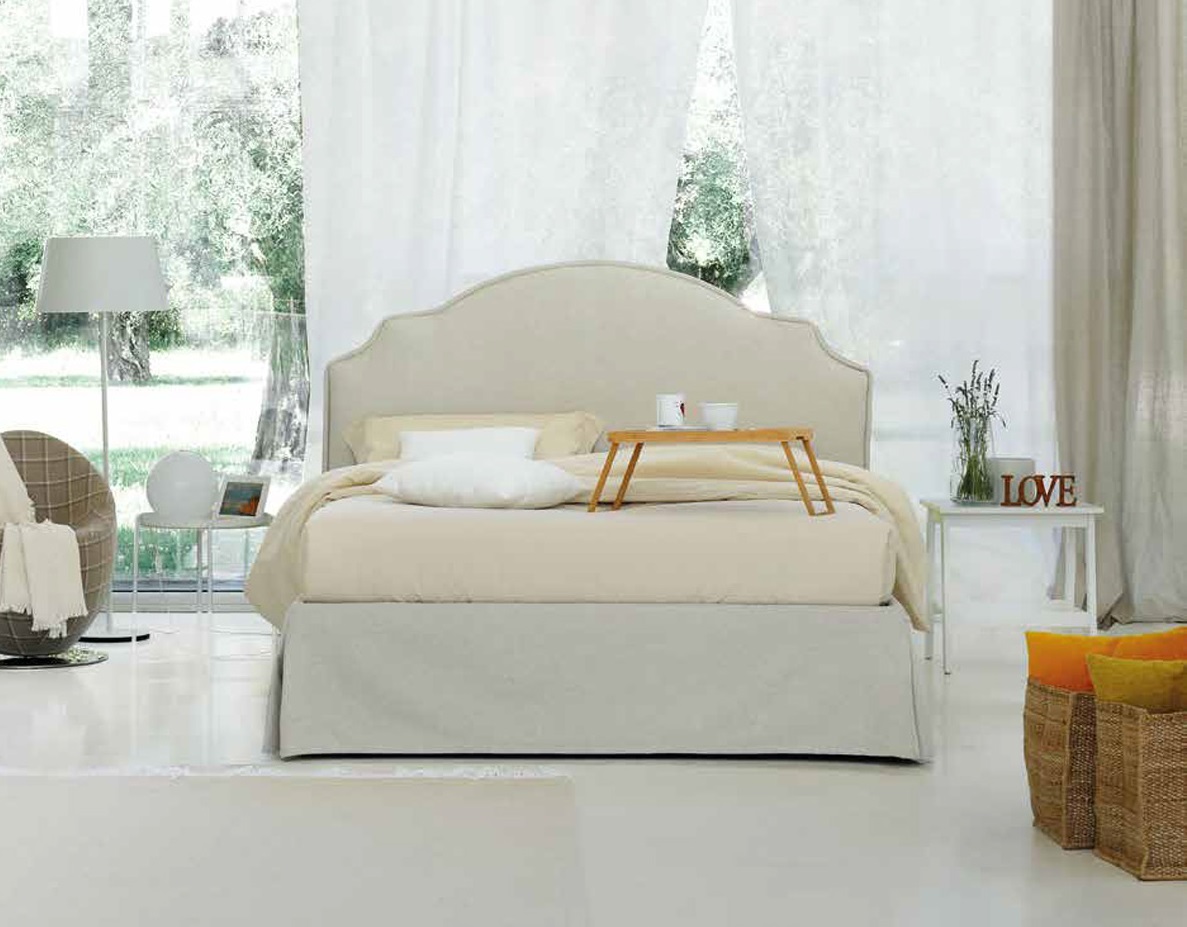 letto romantico contenitore mod. fiordaliso noctis