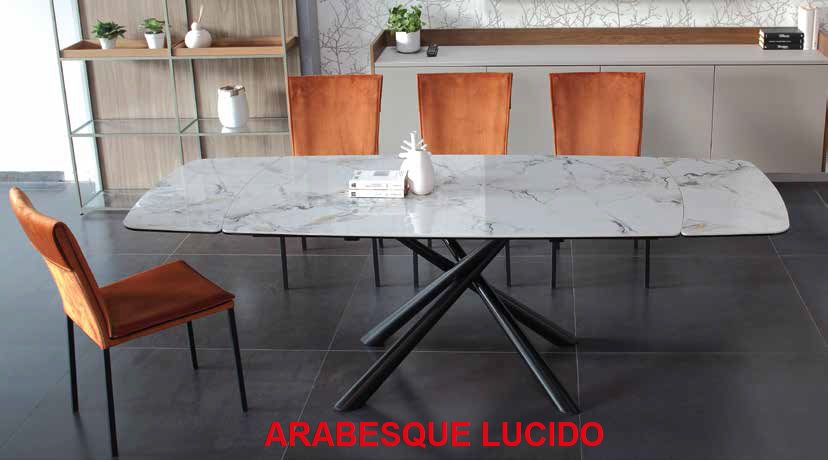 tavolo con piano a botte in ceramica mod. newport la seggiola