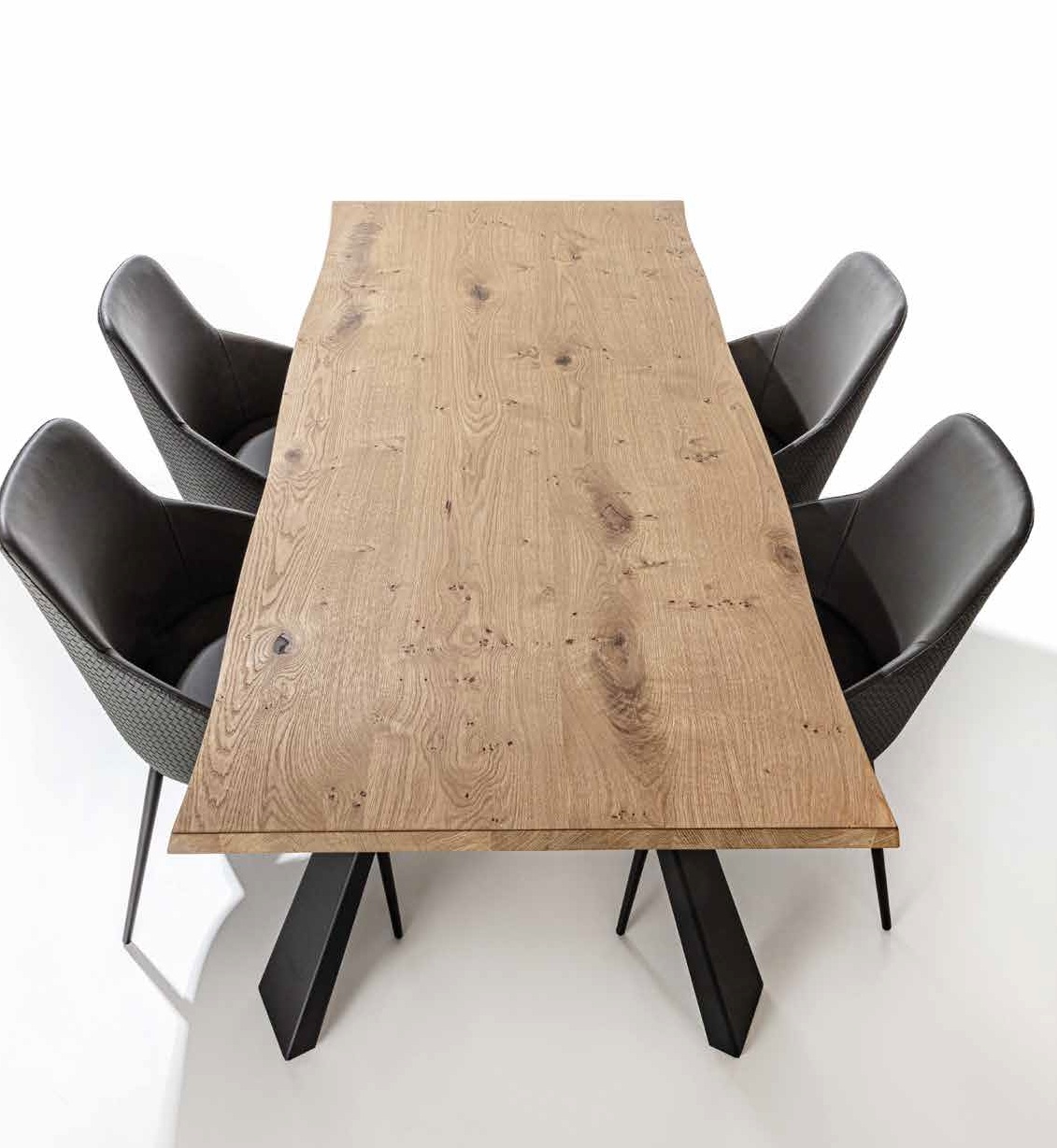 tavolo piano in legno di rovere mod. parsifal la seggiola